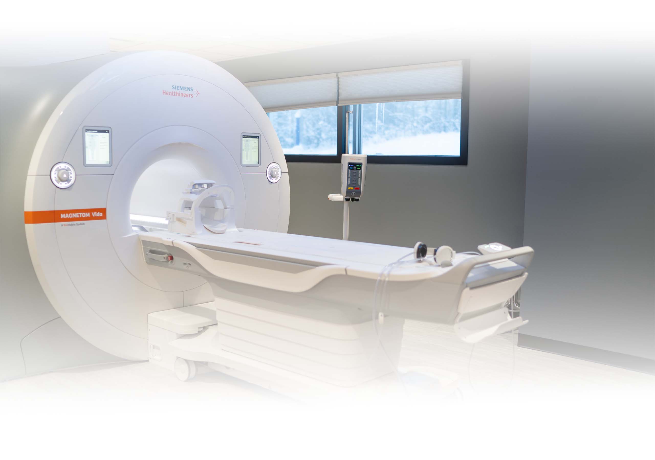 An MRI machine in a clean room